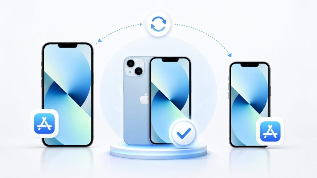 親子で共有しやすい中古iPhone 13を選ぶイメージ