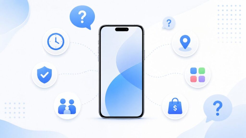 子供用iPhoneの利用時間や課金、位置情報に関するよくある質問